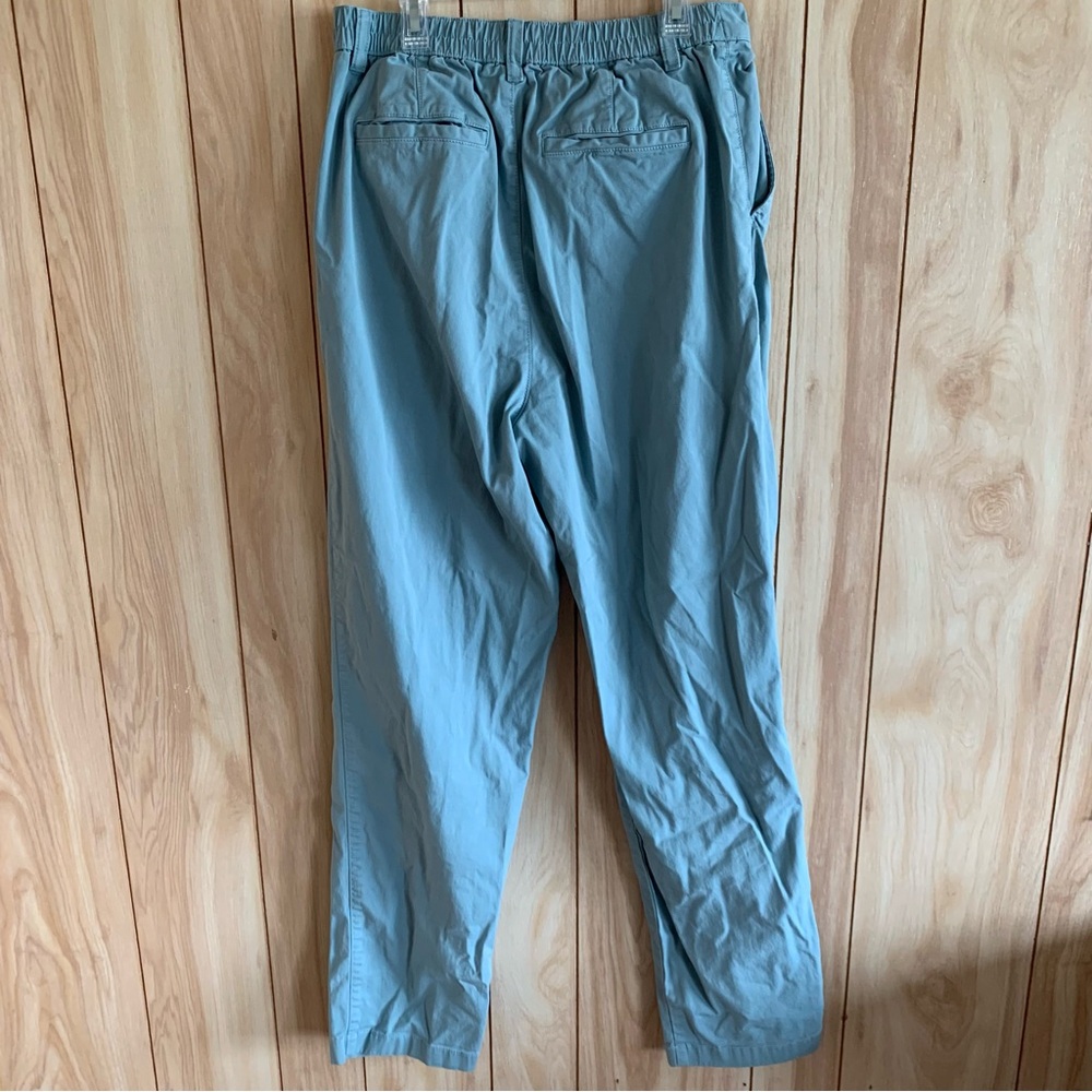 Gap TALL Mineral Blue High Rise Pleated Khakis - Picture 12 of 14